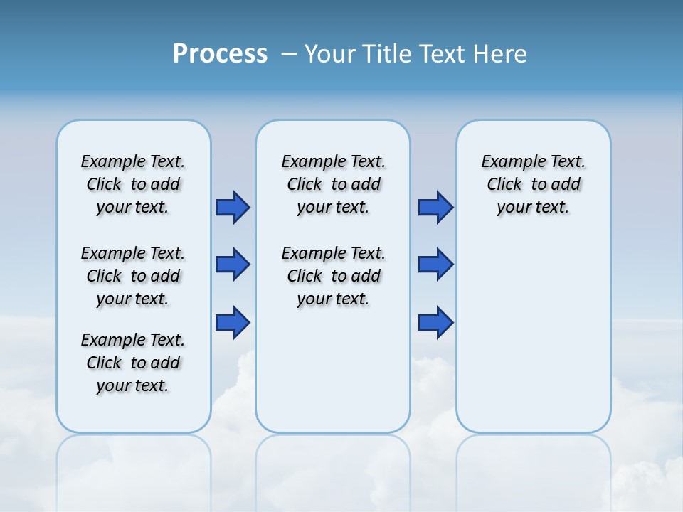 Fun Cloudy Clean PowerPoint Template