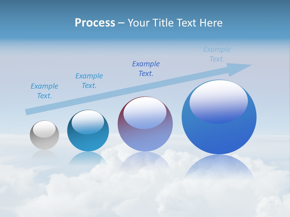 Fun Cloudy Clean PowerPoint Template