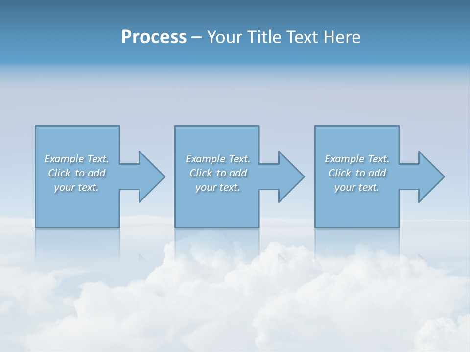 Fun Cloudy Clean PowerPoint Template