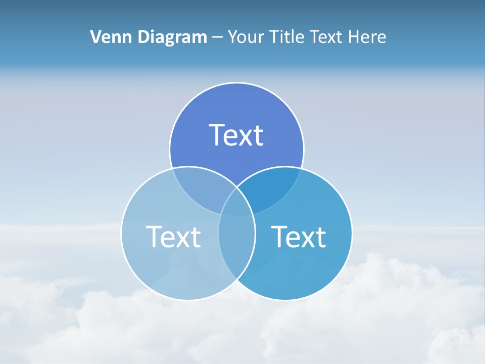 Fun Cloudy Clean PowerPoint Template