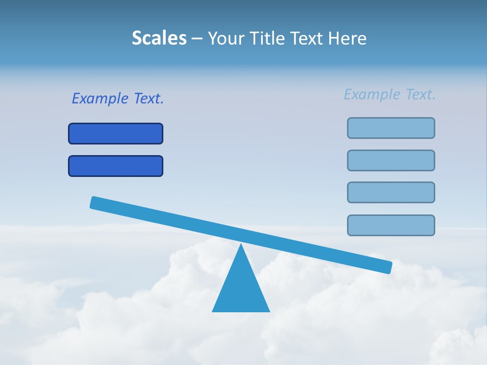 Fun Cloudy Clean PowerPoint Template