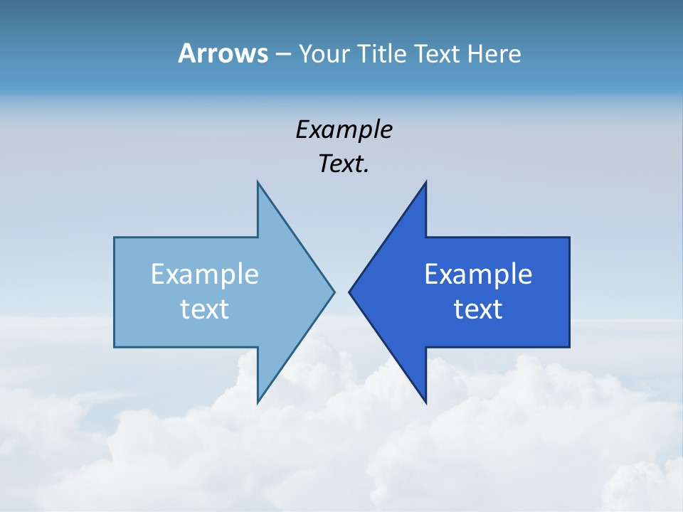 Fun Cloudy Clean PowerPoint Template