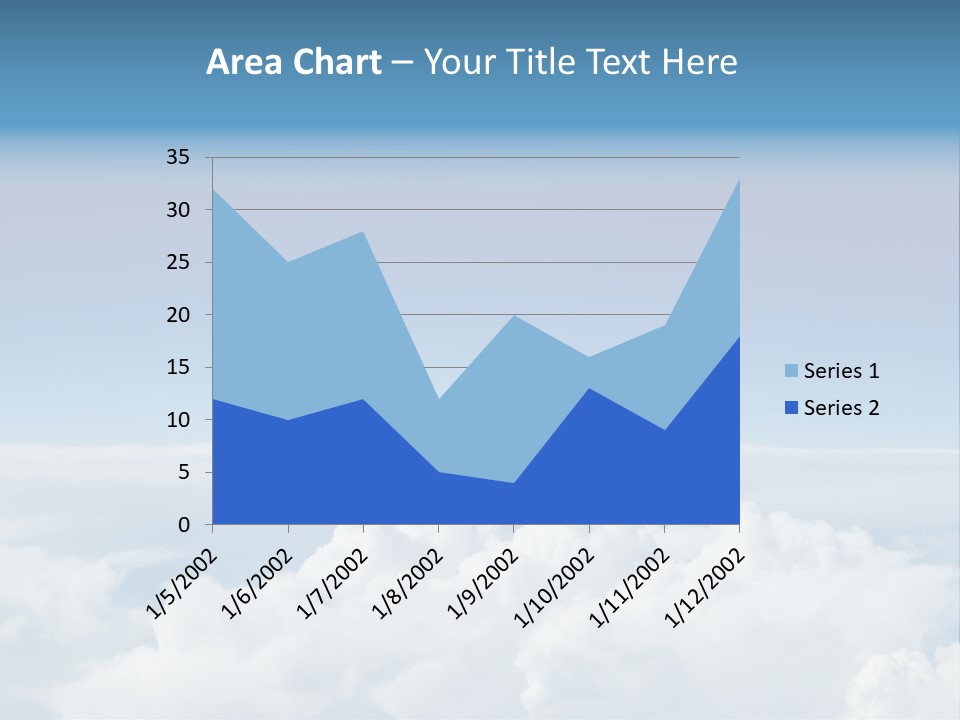 Fun Cloudy Clean PowerPoint Template