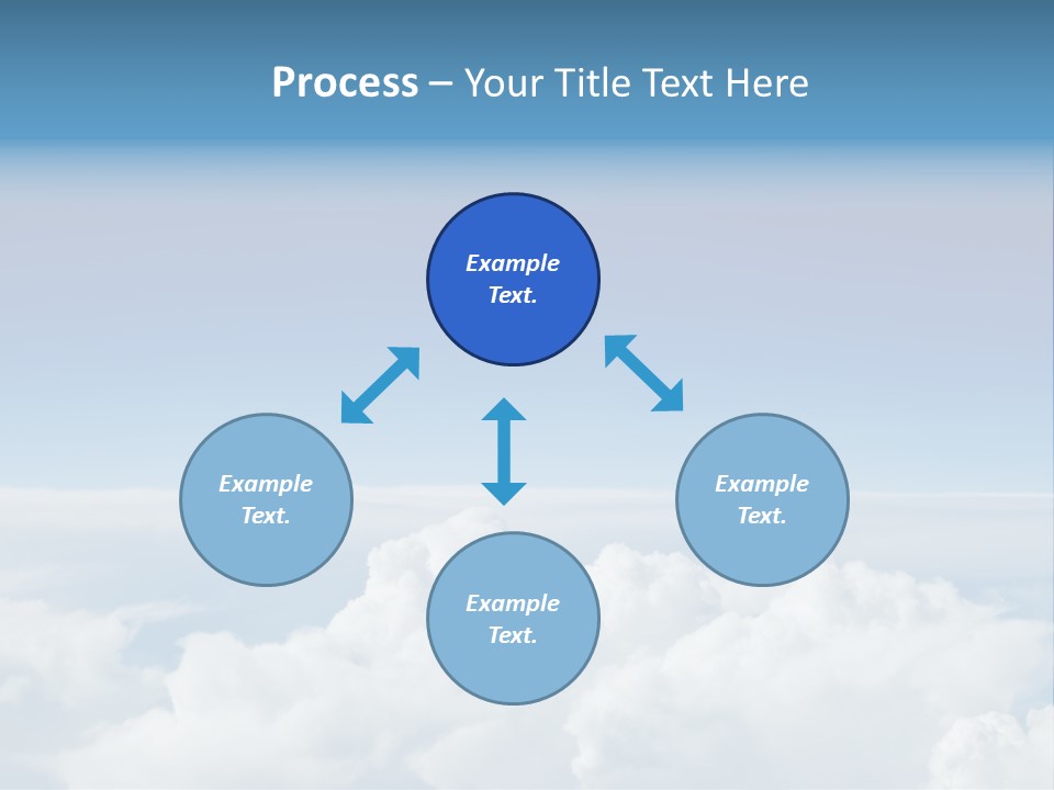 Fun Cloudy Clean PowerPoint Template