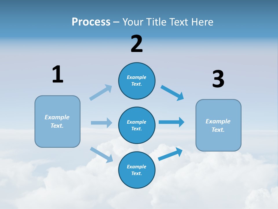 Fun Cloudy Clean PowerPoint Template