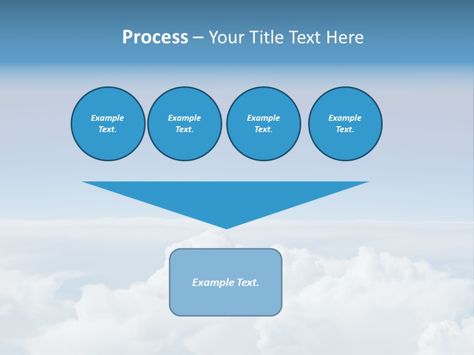 Fun Cloudy Clean PowerPoint Template