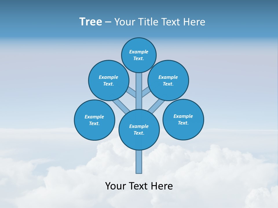 Fun Cloudy Clean PowerPoint Template