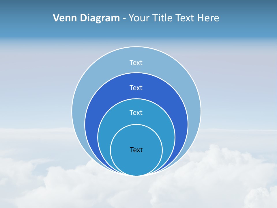 Fun Cloudy Clean PowerPoint Template