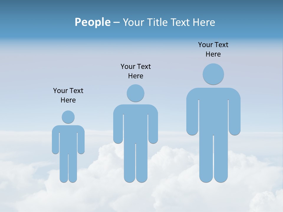 Fun Cloudy Clean PowerPoint Template