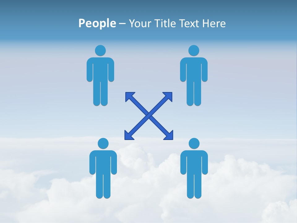 Fun Cloudy Clean PowerPoint Template