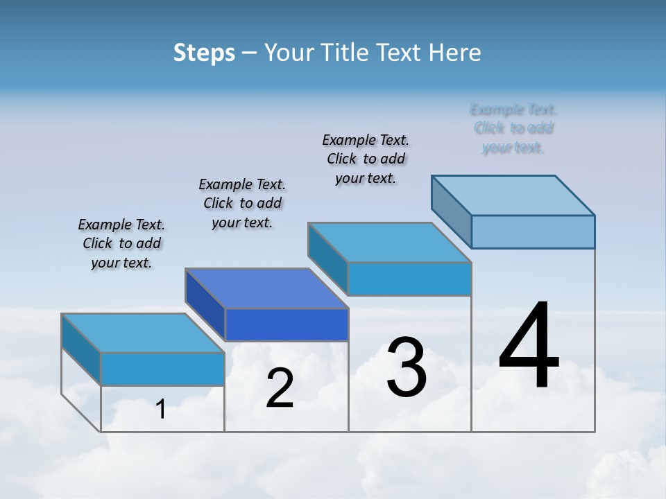 Fun Cloudy Clean PowerPoint Template
