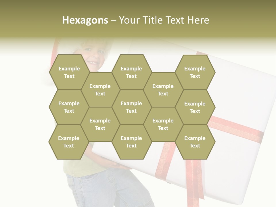 Box Present Lugging PowerPoint Template