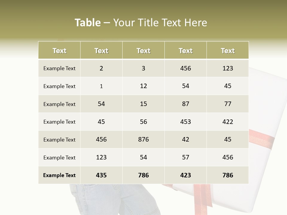 Box Present Lugging PowerPoint Template