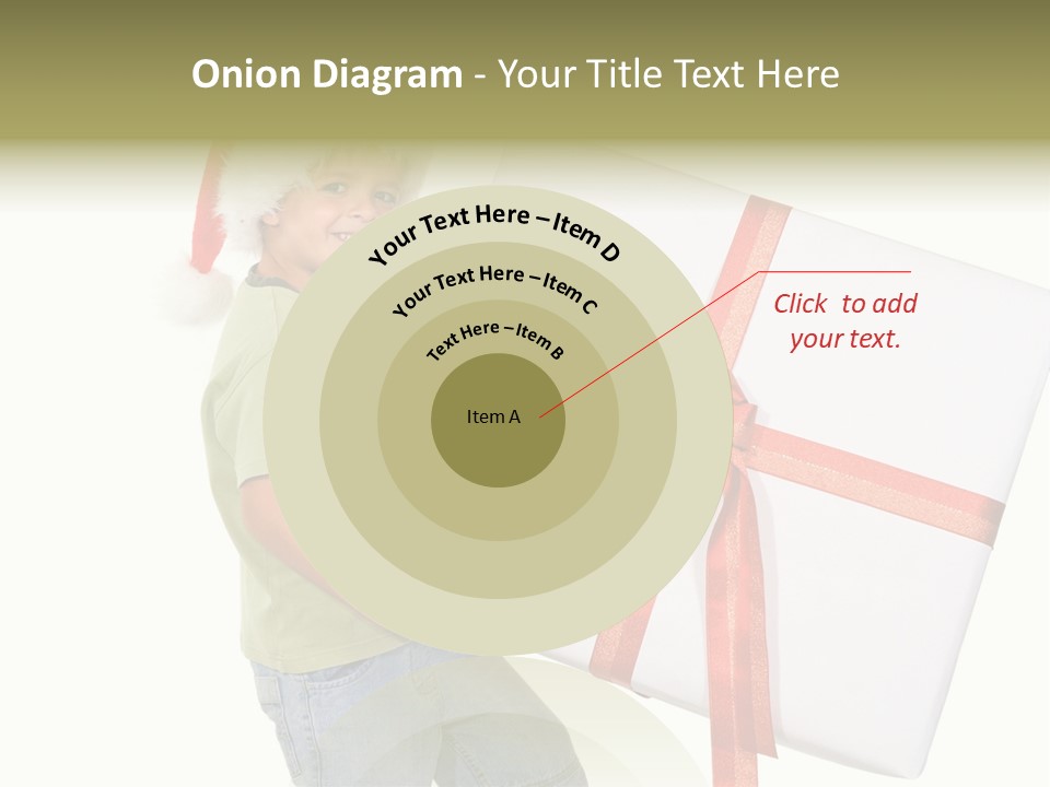 Box Present Lugging PowerPoint Template