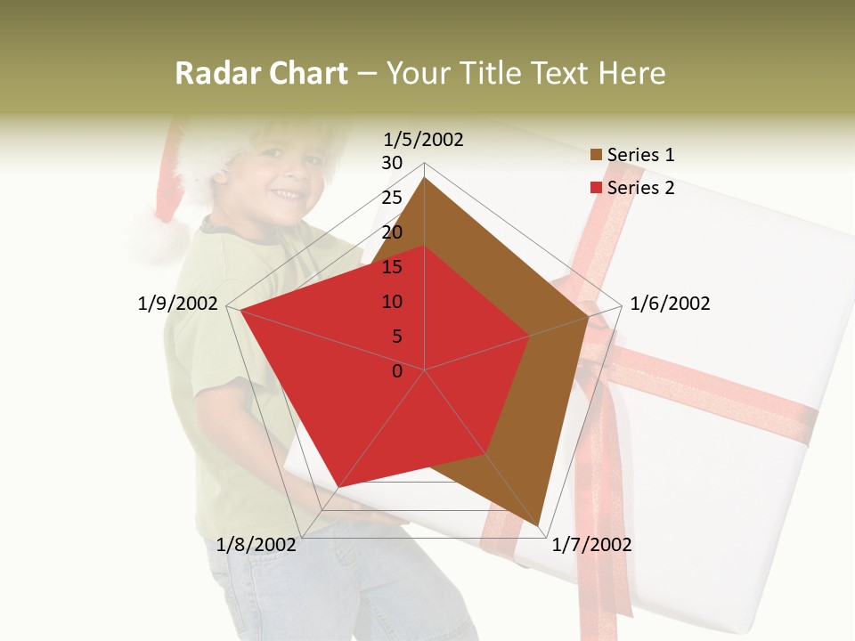 Box Present Lugging PowerPoint Template