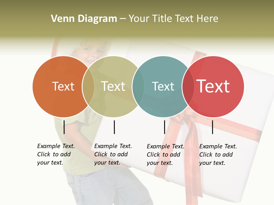 Box Present Lugging PowerPoint Template