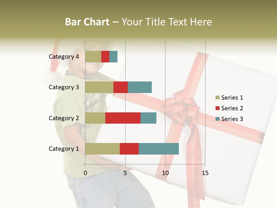 Box Present Lugging PowerPoint Template