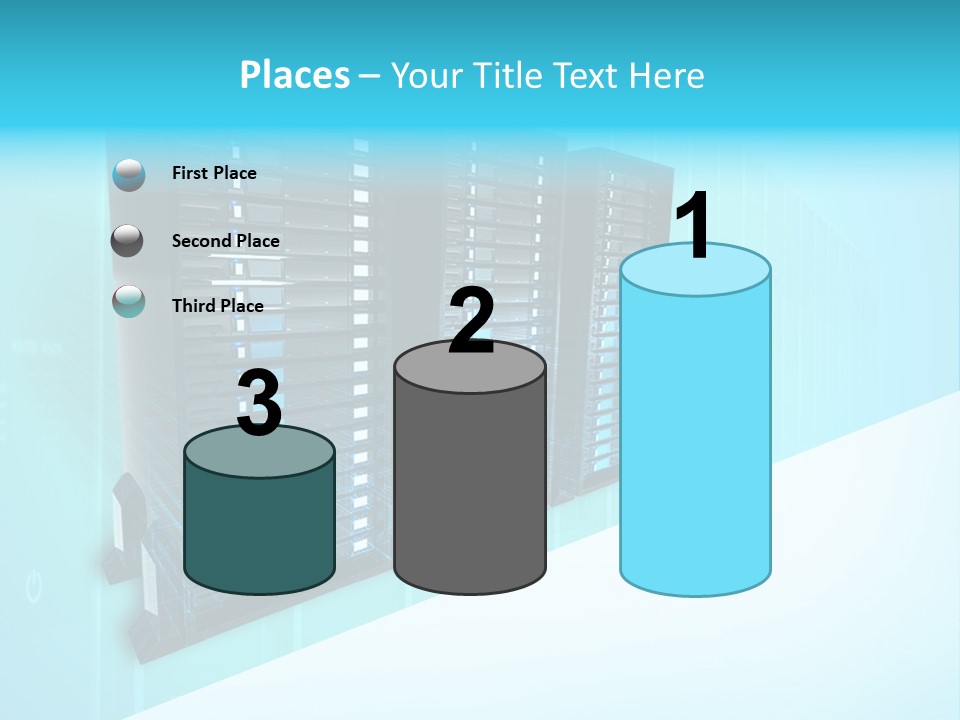 High Networking Cpu PowerPoint Template