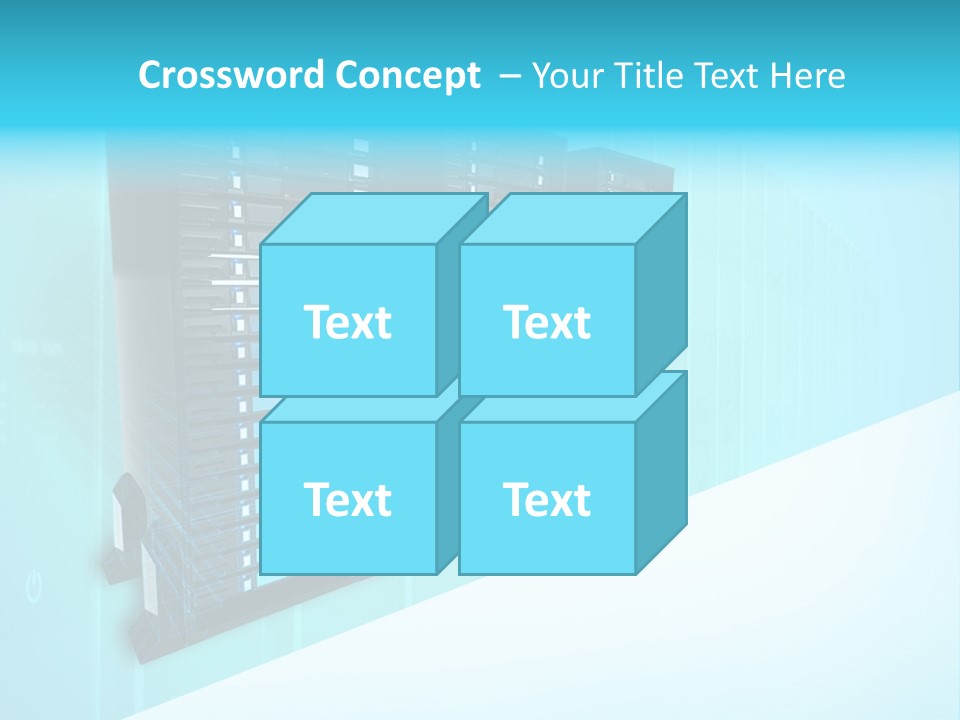 High Networking Cpu PowerPoint Template