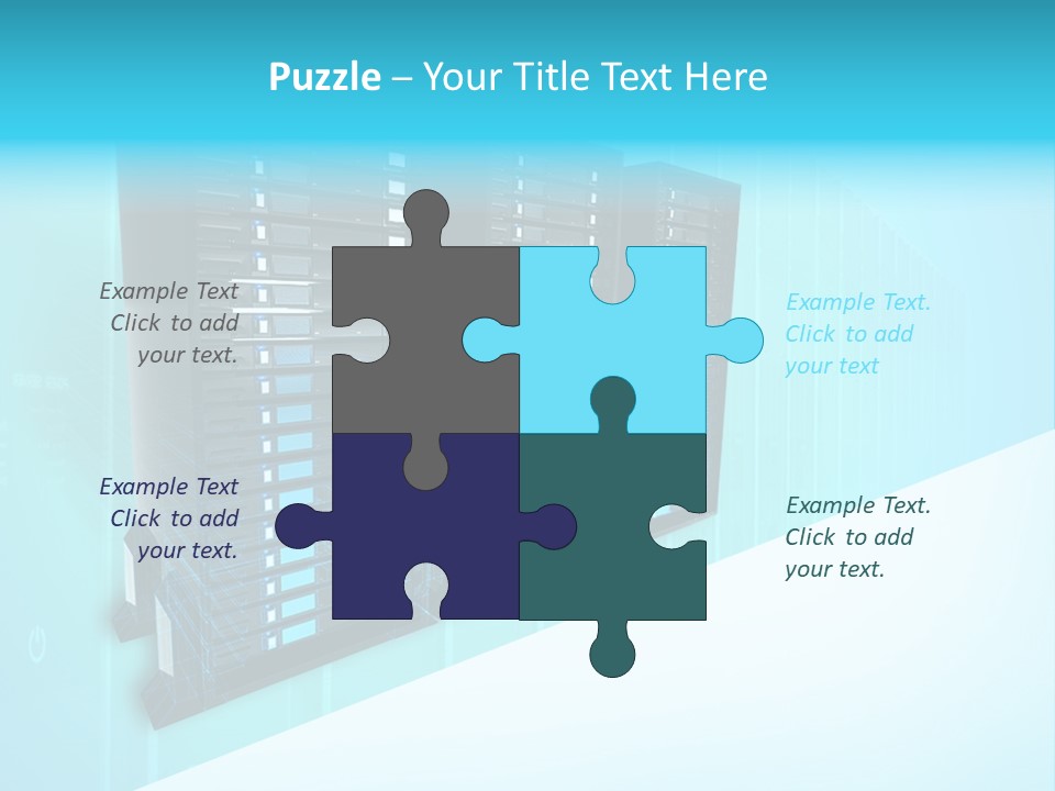 High Networking Cpu PowerPoint Template