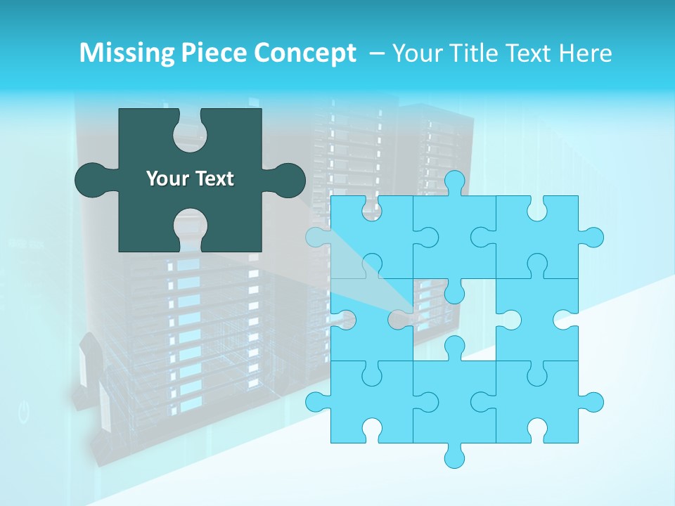 High Networking Cpu PowerPoint Template