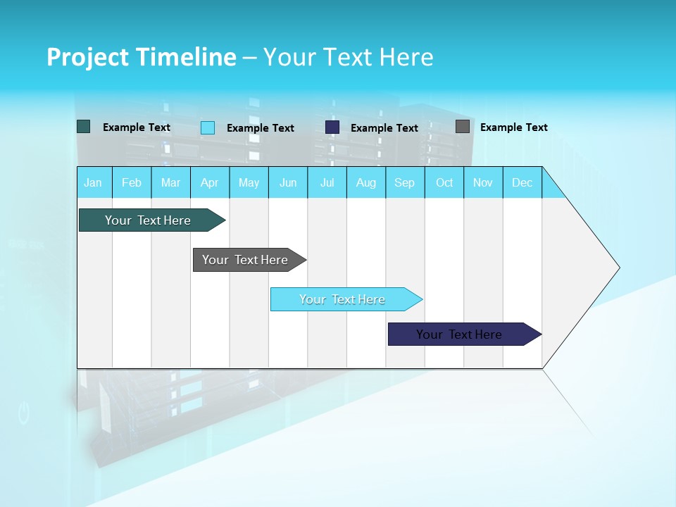 High Networking Cpu PowerPoint Template