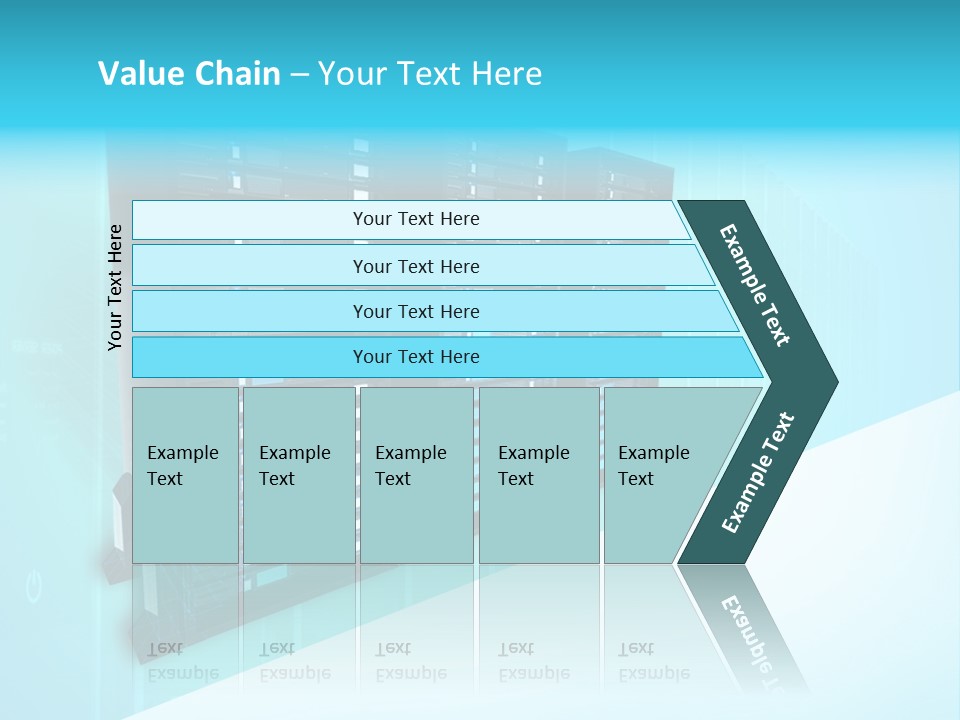 High Networking Cpu PowerPoint Template