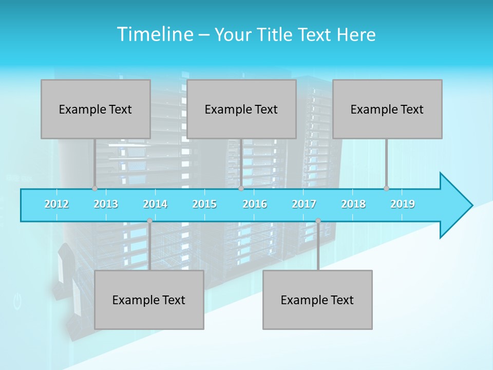 High Networking Cpu PowerPoint Template