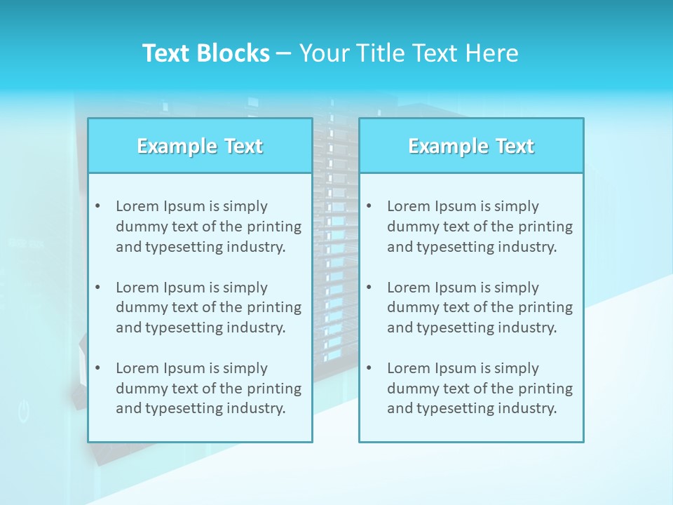High Networking Cpu PowerPoint Template
