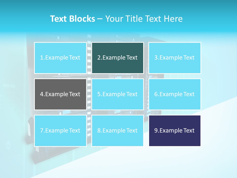 High Networking Cpu PowerPoint Template