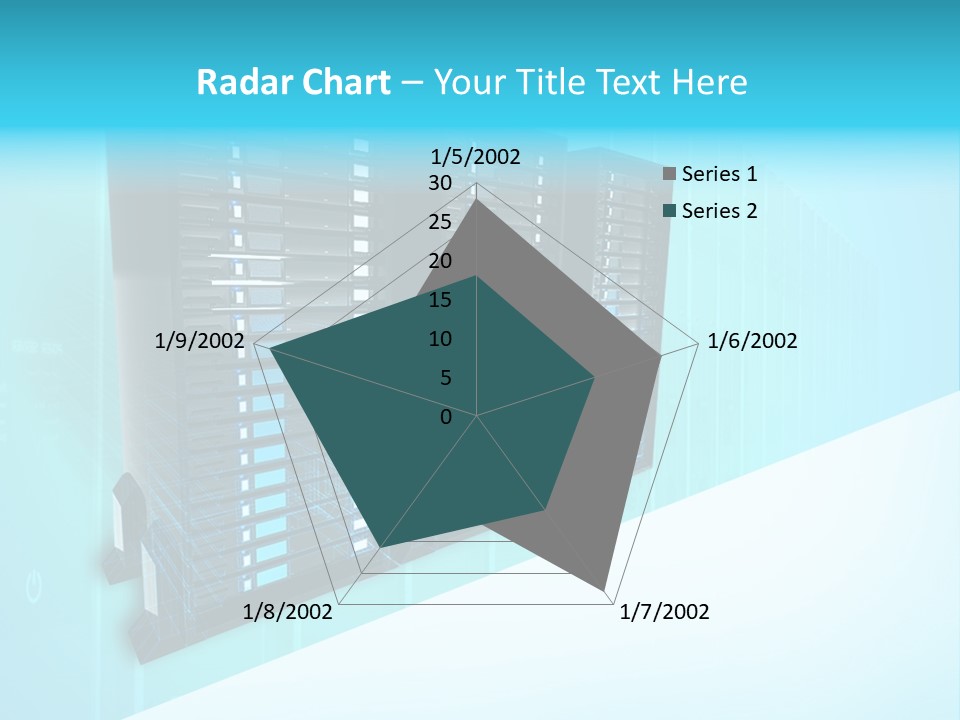 High Networking Cpu PowerPoint Template