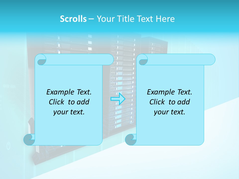 High Networking Cpu PowerPoint Template