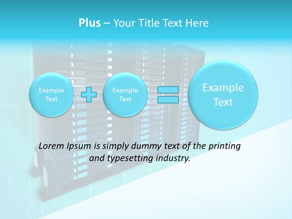 High Networking Cpu PowerPoint Template