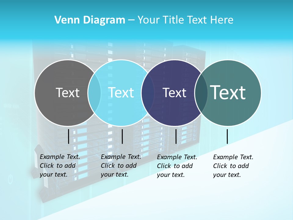 High Networking Cpu PowerPoint Template
