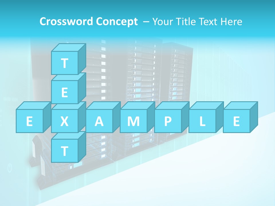 High Networking Cpu PowerPoint Template