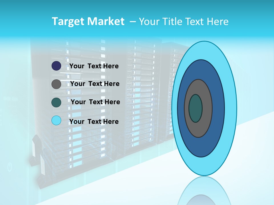 High Networking Cpu PowerPoint Template