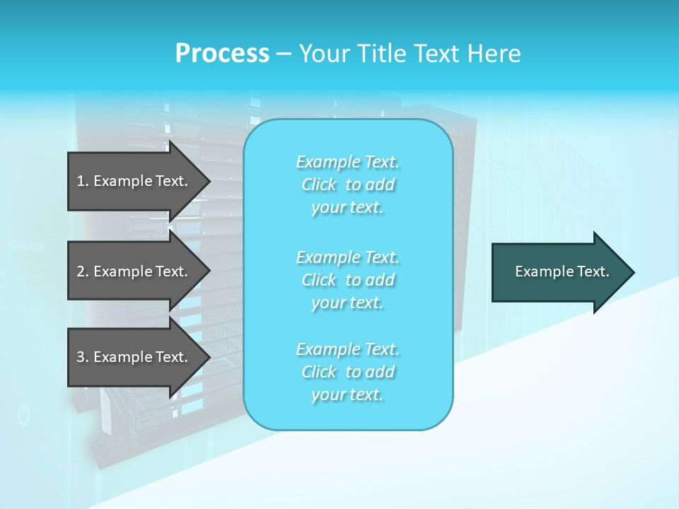 High Networking Cpu PowerPoint Template