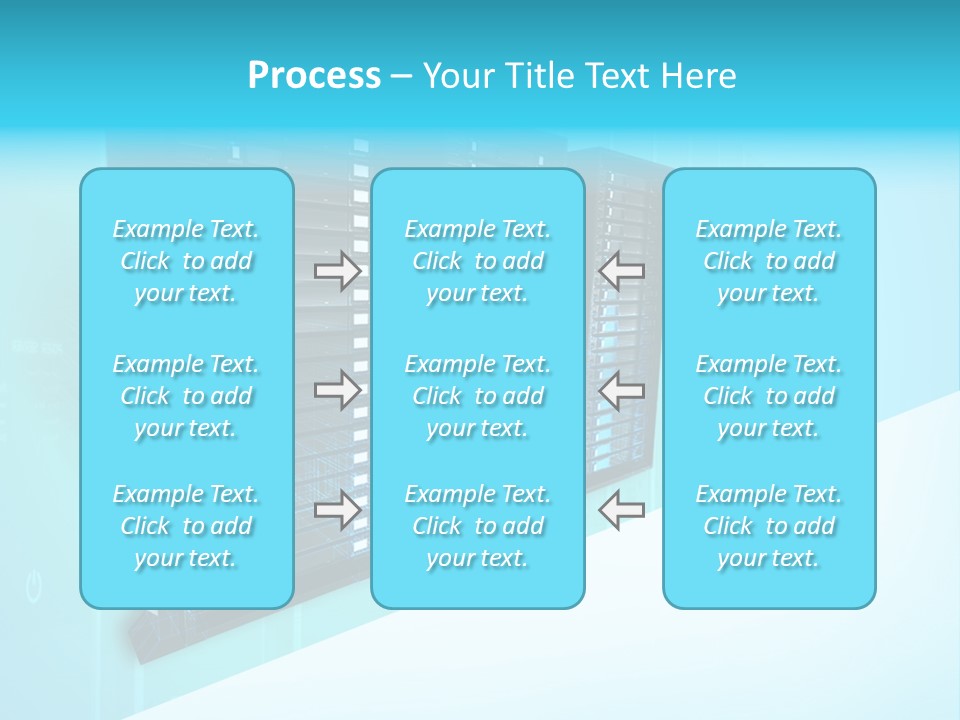 High Networking Cpu PowerPoint Template