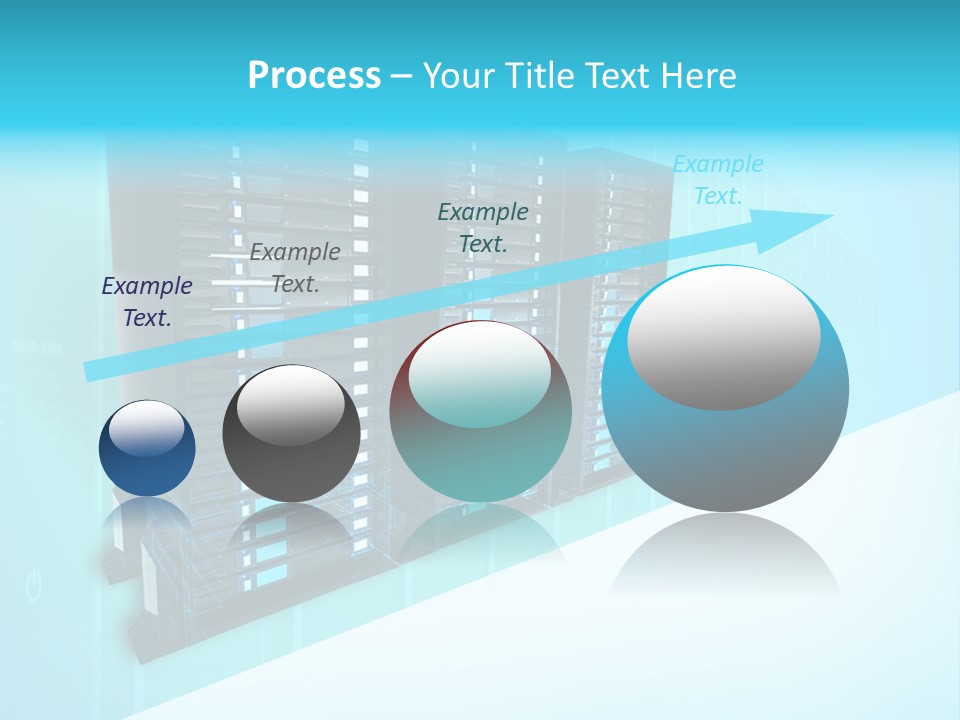 High Networking Cpu PowerPoint Template