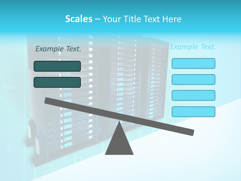 High Networking Cpu PowerPoint Template