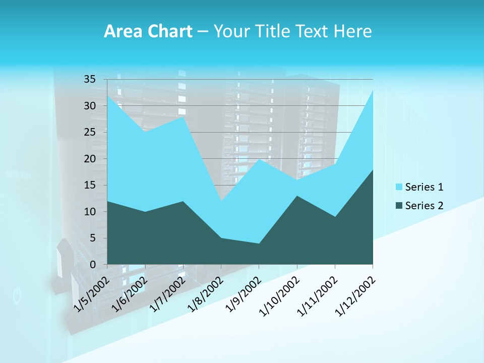 High Networking Cpu PowerPoint Template