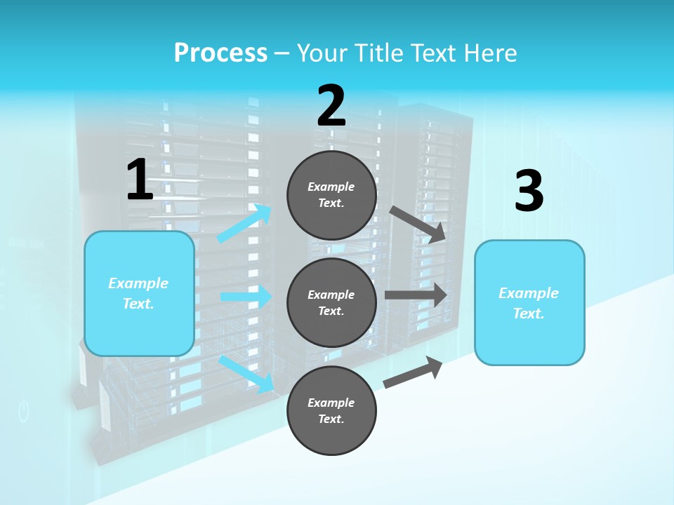 High Networking Cpu PowerPoint Template