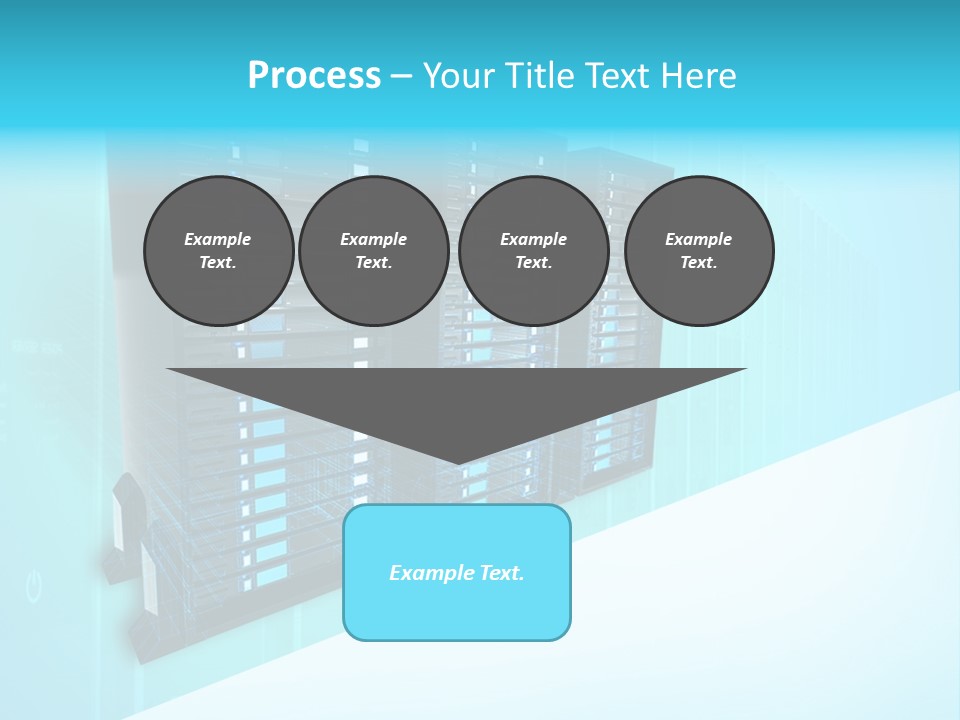 High Networking Cpu PowerPoint Template