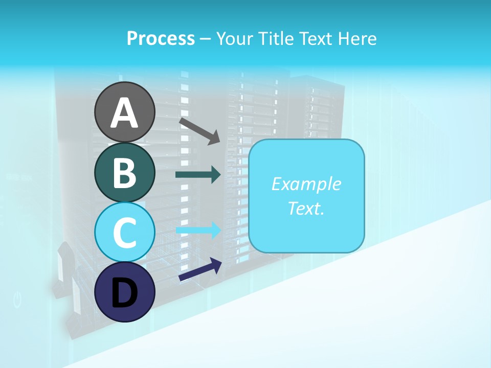 High Networking Cpu PowerPoint Template