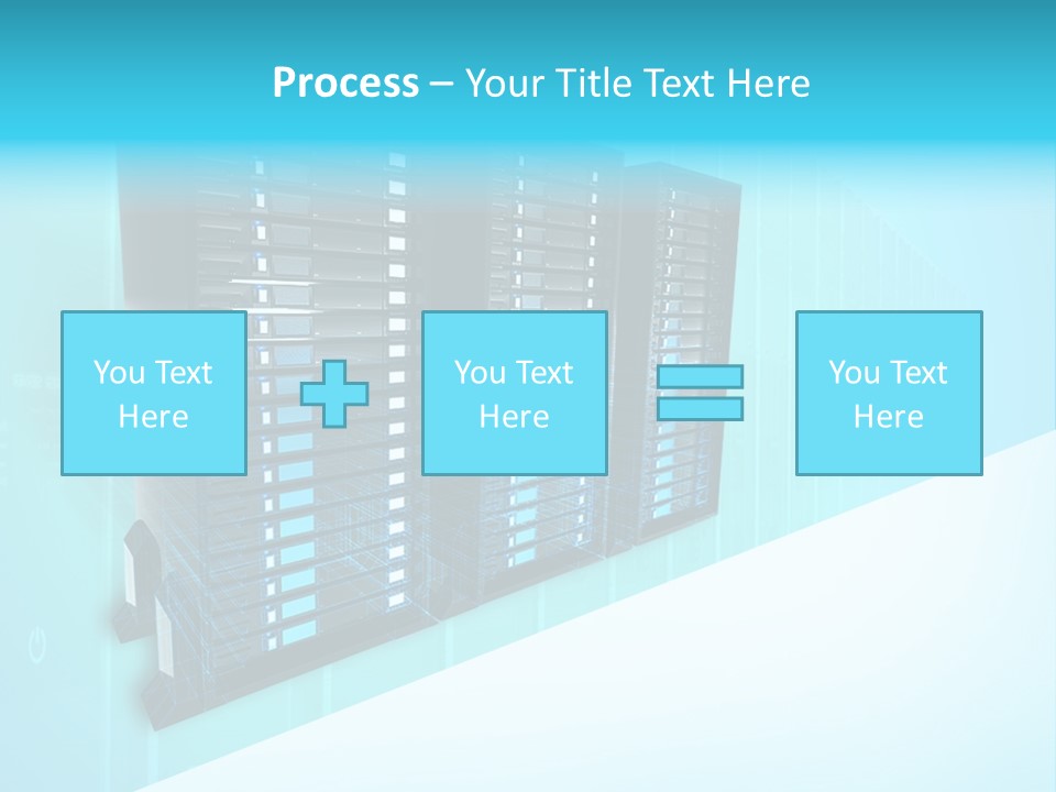 High Networking Cpu PowerPoint Template