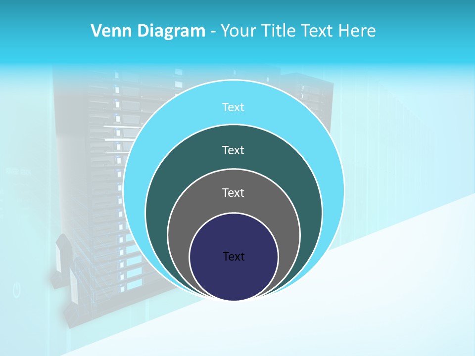 High Networking Cpu PowerPoint Template