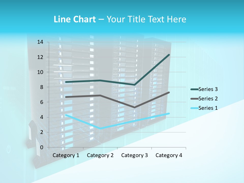 High Networking Cpu PowerPoint Template