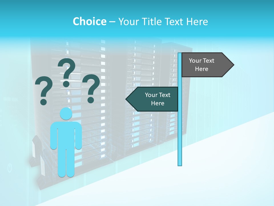 High Networking Cpu PowerPoint Template