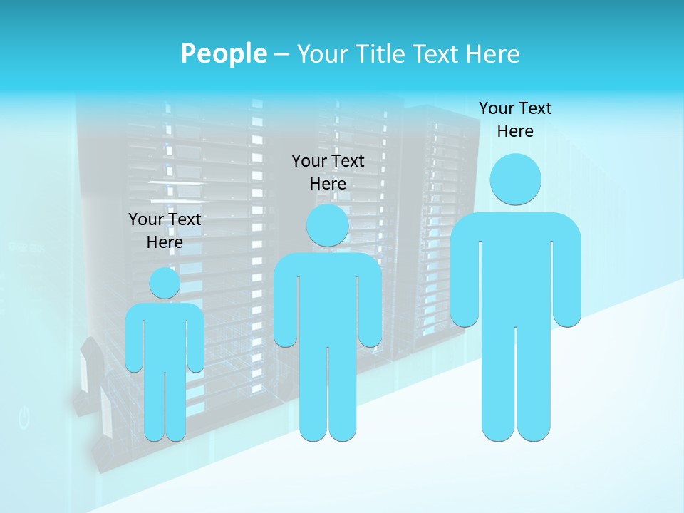 High Networking Cpu PowerPoint Template