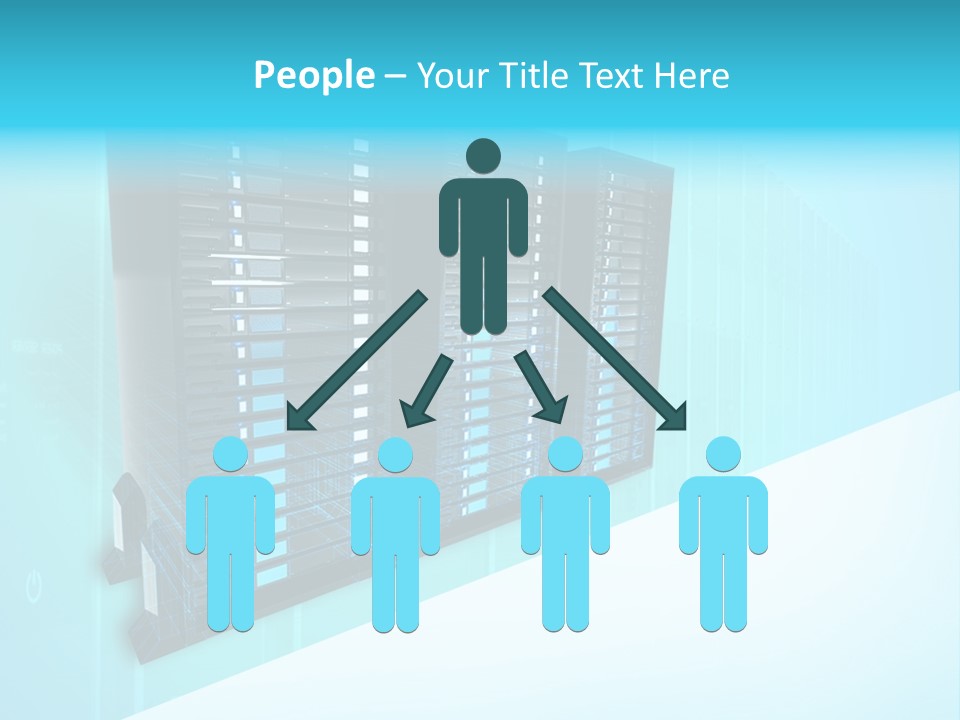 High Networking Cpu PowerPoint Template
